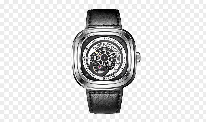 Kinetic Watches Purely Mechanical Element Industrial Revolution Amazon.com SevenFriday Automatic Watch PNG