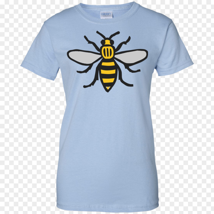 Manchester Bee T-shirt Hoodie Clothing Top PNG