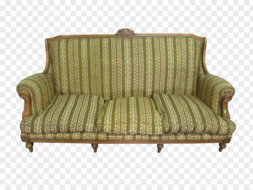 Old Couch Victorian Era Furniture Loveseat Sofa Bed PNG