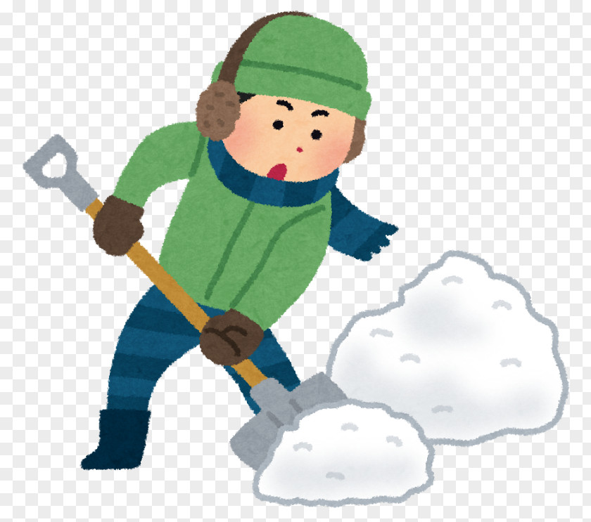 Shovel Snow Removal 排雪 雪おろし 雪対策 PNG