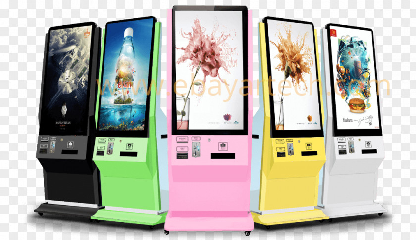 Wechat Printer Vending Machines Display Device Hashtag Kiosk PNG