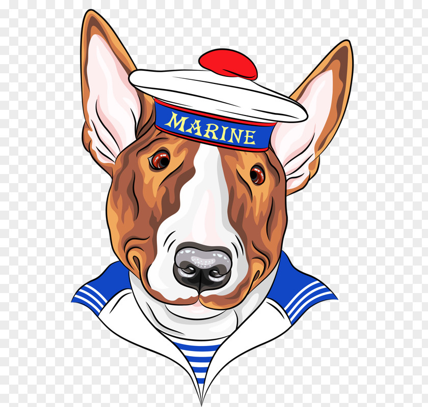 Yellow Dog Police Bull Terrier Jack Russell Sailor Clip Art PNG