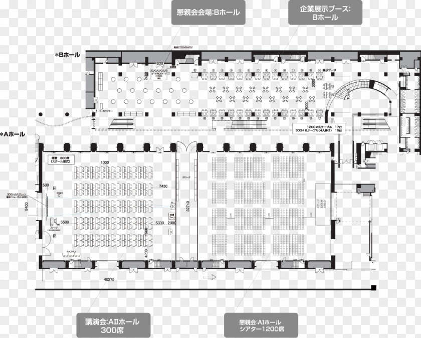 Asia-Pacific Trade Center Seat Floor Plan B HallExhibition Hall ATC PNG