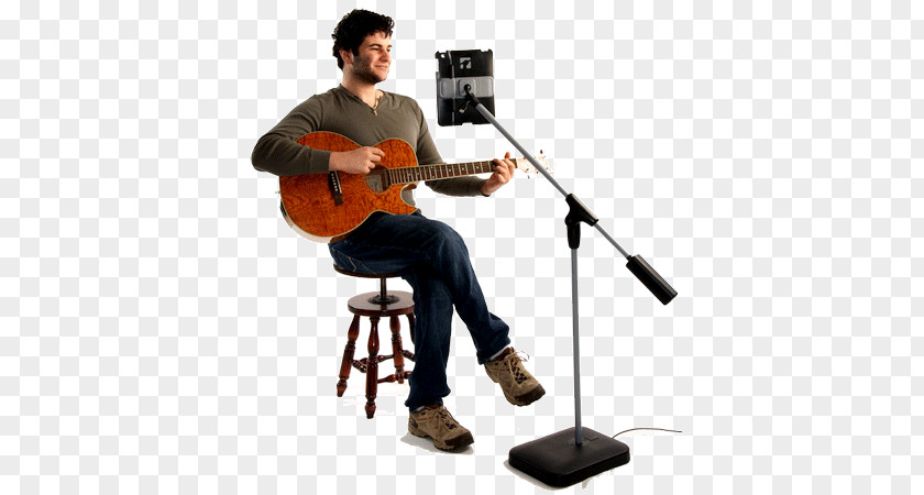 Bass Guitar Acoustic Microphone Musician PNG
