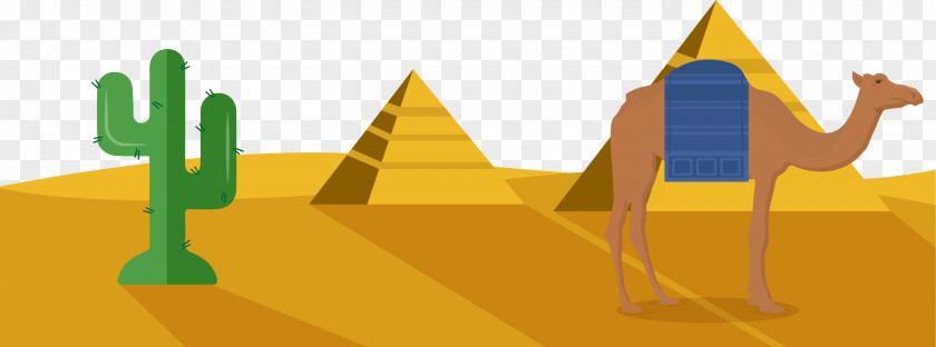 Cartoon Pyramid Egyptian Pyramids Drawing PNG