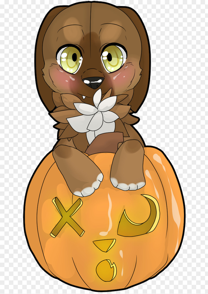 Cat Whiskers Pumpkin Clip Art PNG