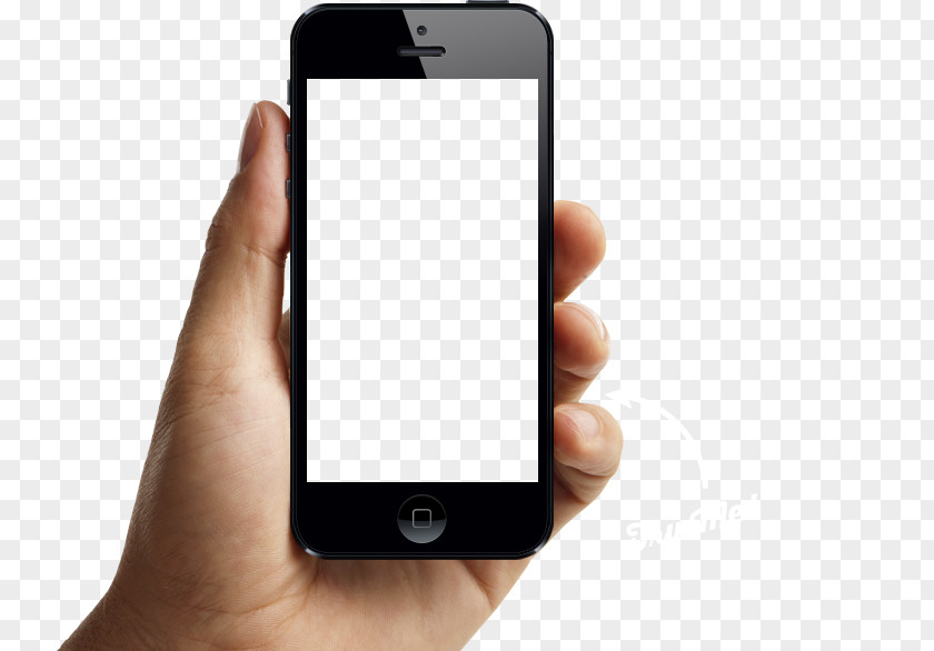 Hand Holding IPhone Smartphone Mobile Web Internet PNG