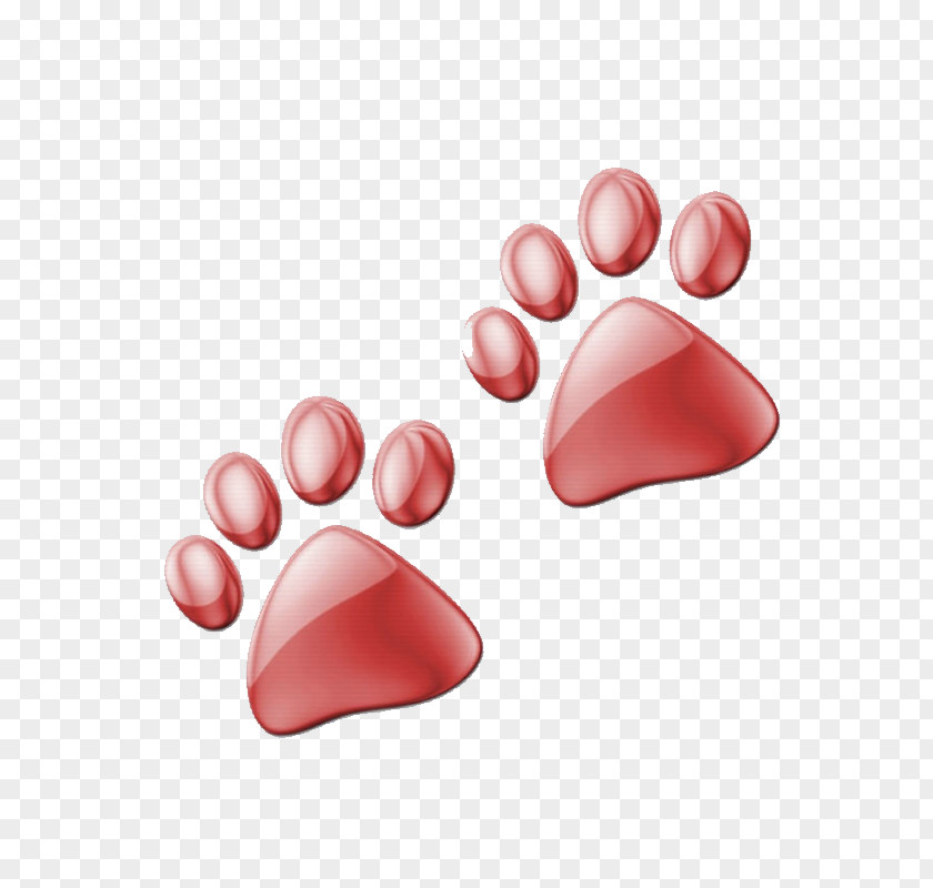 Vector Red Footprints Footprint Euclidean PNG