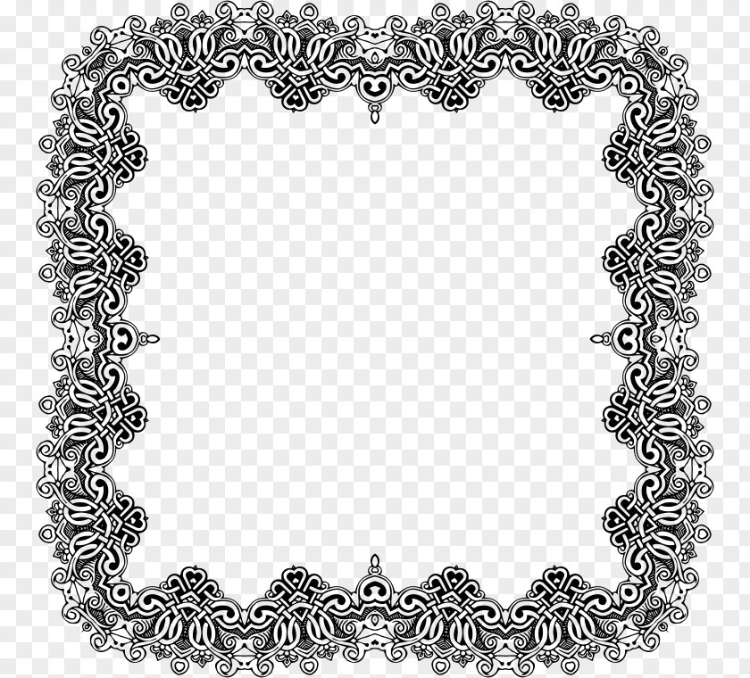 Lace Frame Clip Art PNG