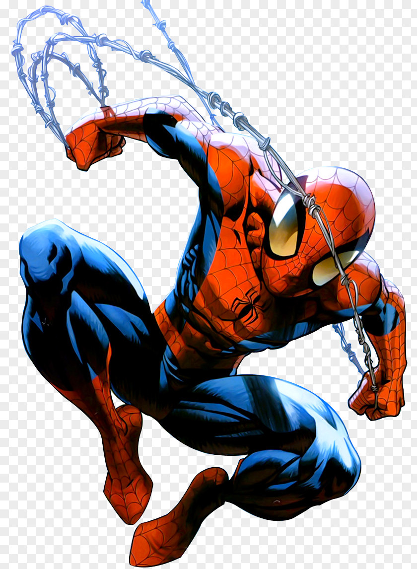 Peter Parker Ultimate Spider-Man Digital Art Comic Book PNG