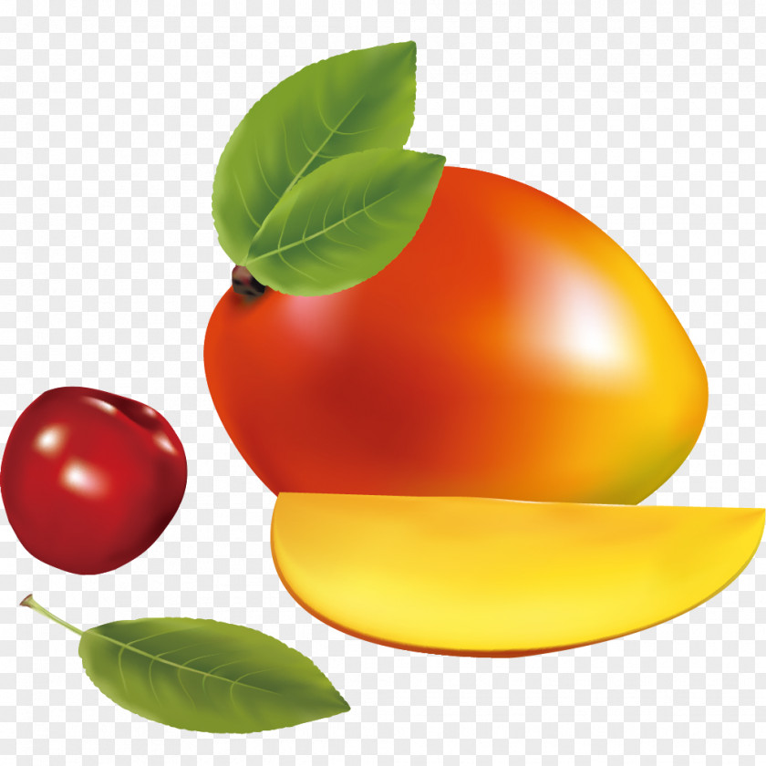 Vector Cherry Fruit Mango PNG