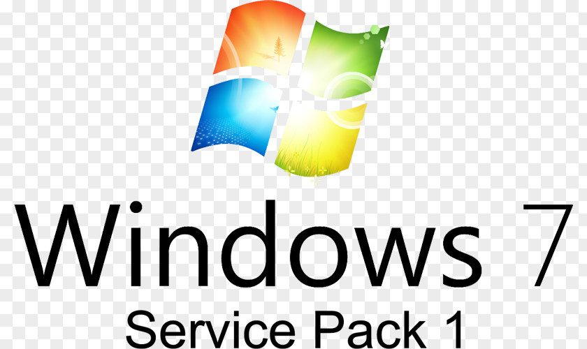 Windows 7 Logo Service Pack Microsoft Bit PNG