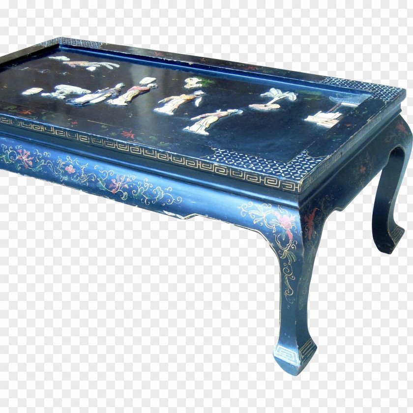 Chinoiserie Garden Furniture Coffee Tables Rectangle PNG