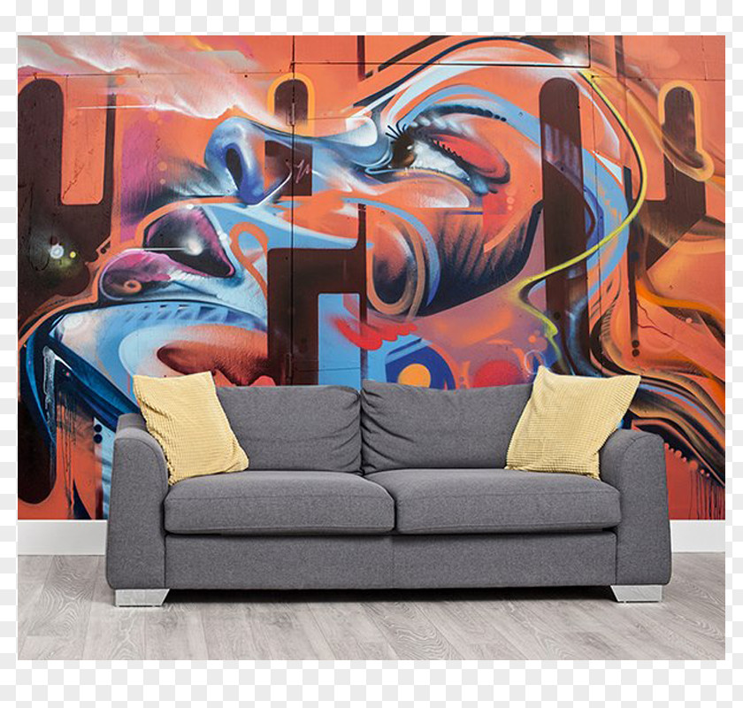 Design Mural Street Art Painting PNG