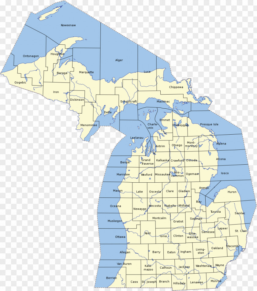 Mi Iosco County, Michigan Alcona Benzie Washtenaw Presque Isle PNG