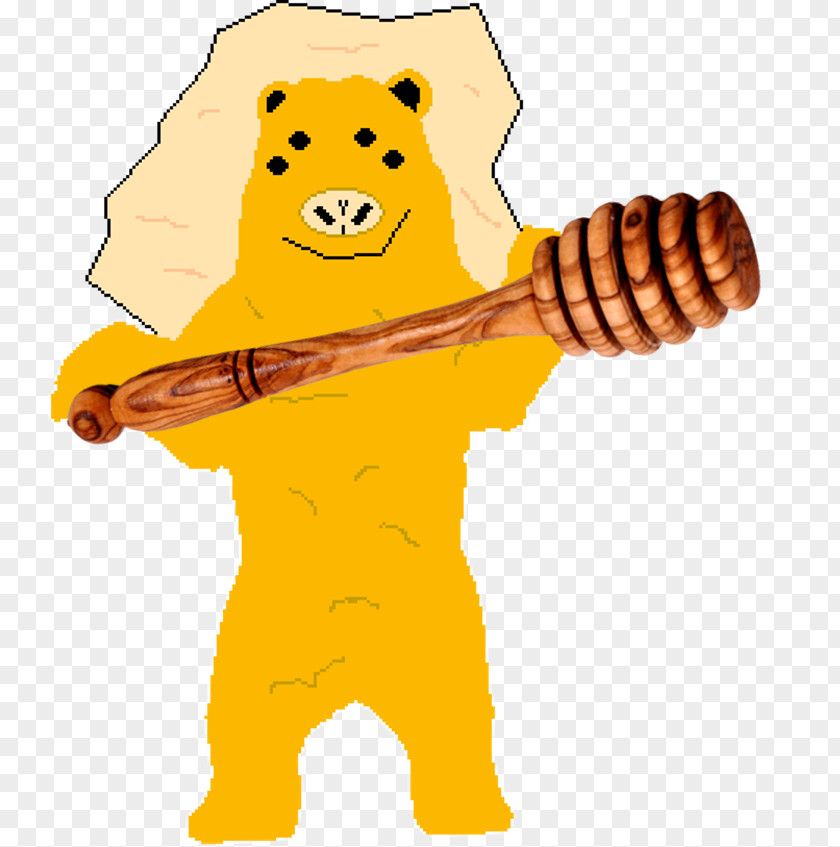 Bear Honey Food Carnivora Finger Animal Clip Art PNG