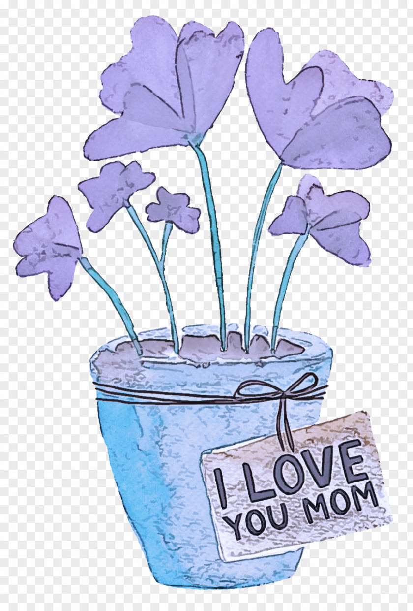 Bellflower Violet Family Flowerpot Flower Plant Herbaceous PNG