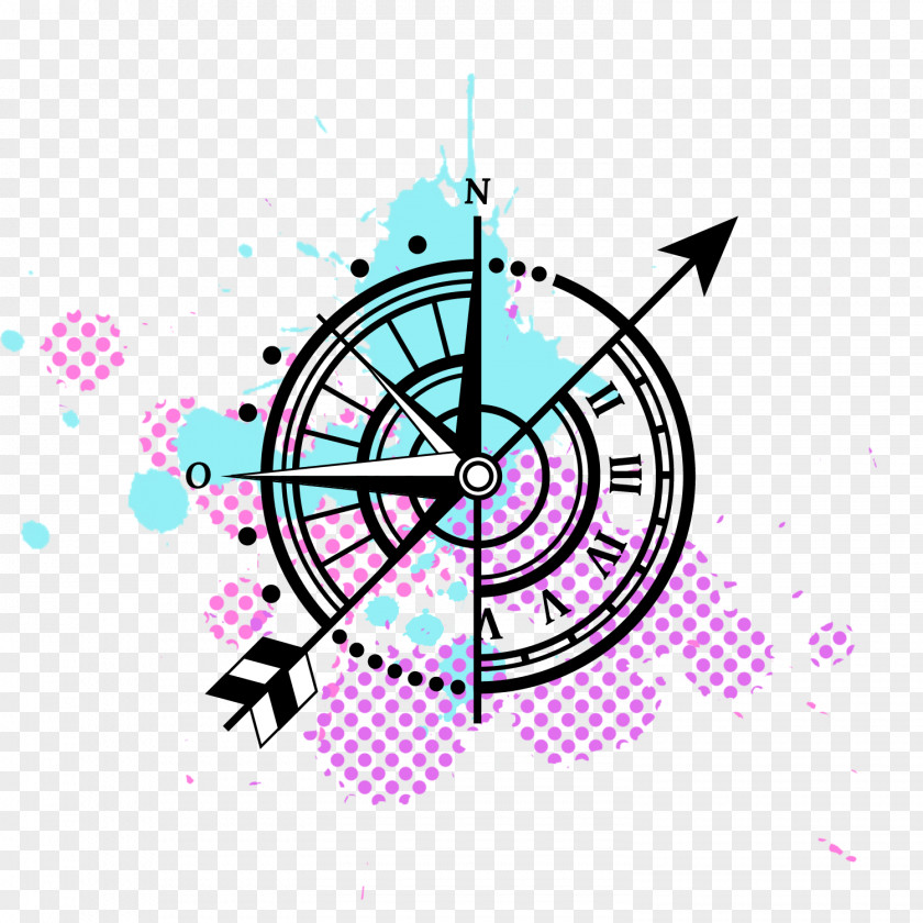 Compass Clip Art Rose North Wind PNG