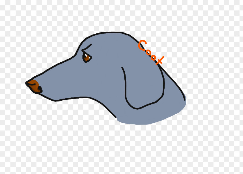 Dog Snout Animated Cartoon Font PNG