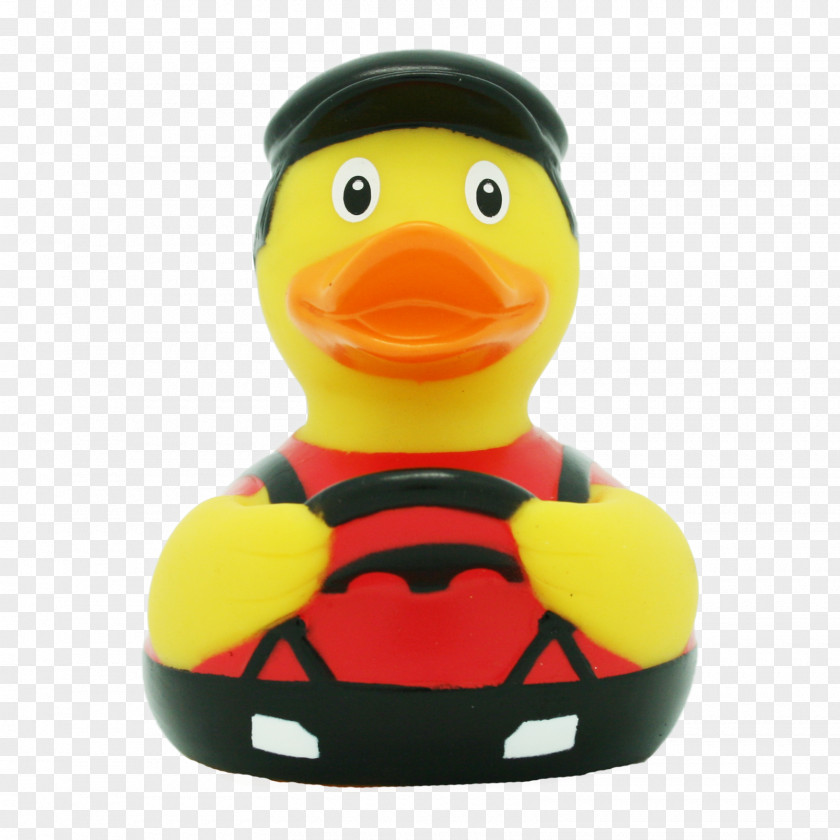 Duck Trucker Truck Driver Natural Rubber Bathtub PNG