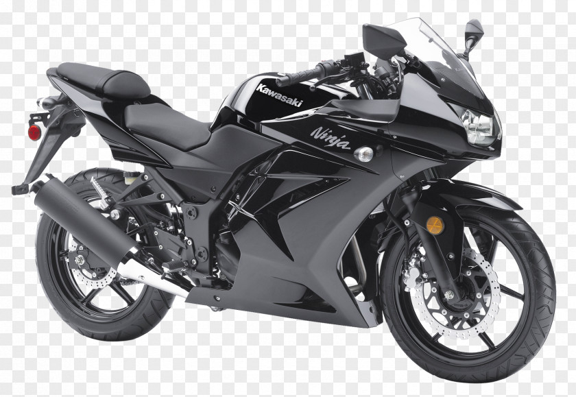 Kawasaki Ninja Black Motorcycle Bike 250R Motorcycles Sport PNG