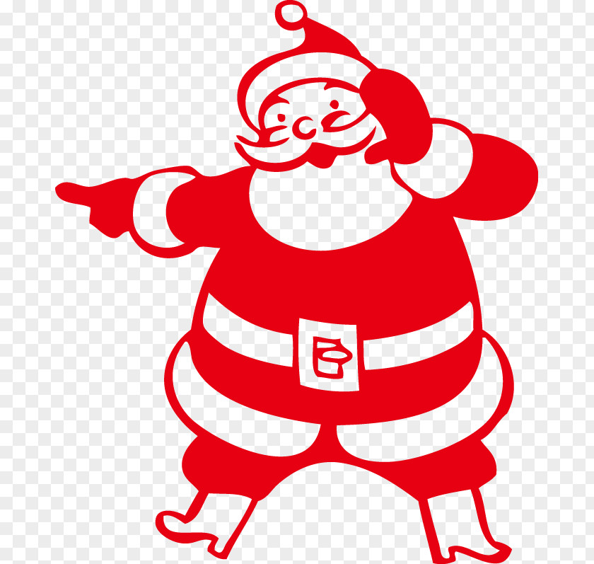 Santa Claus Creative Christmas Card E-card Holiday PNG