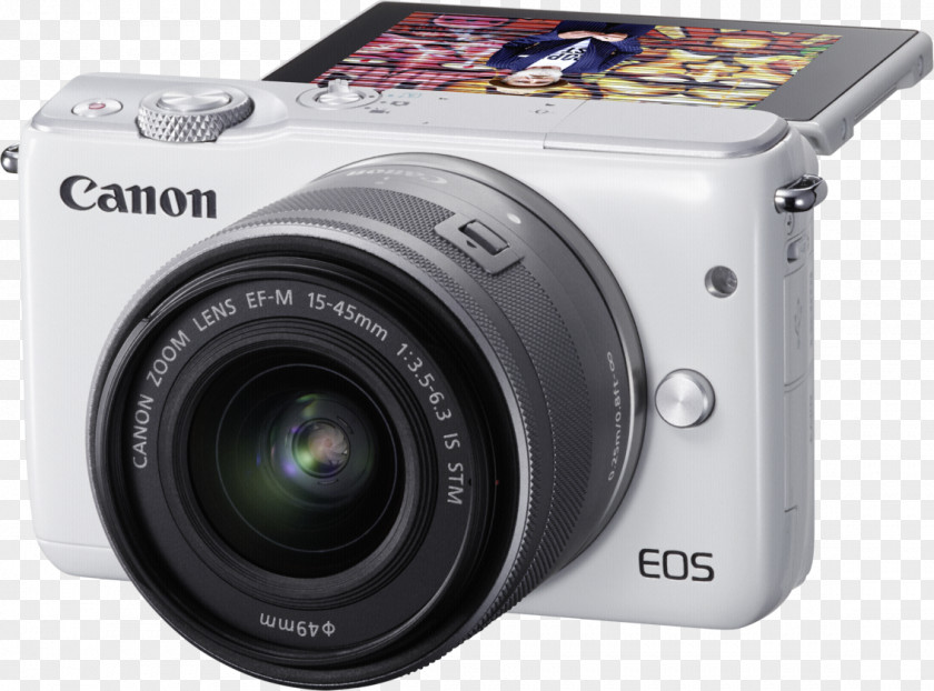 Camera Canon EOS M10 EF-M 15–45mm Lens Mirrorless Interchangeable-lens PNG