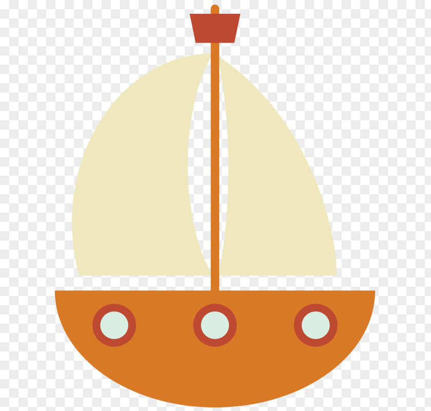 Cartoon Sailboat Design Vector Graphics Boat Image PNG
