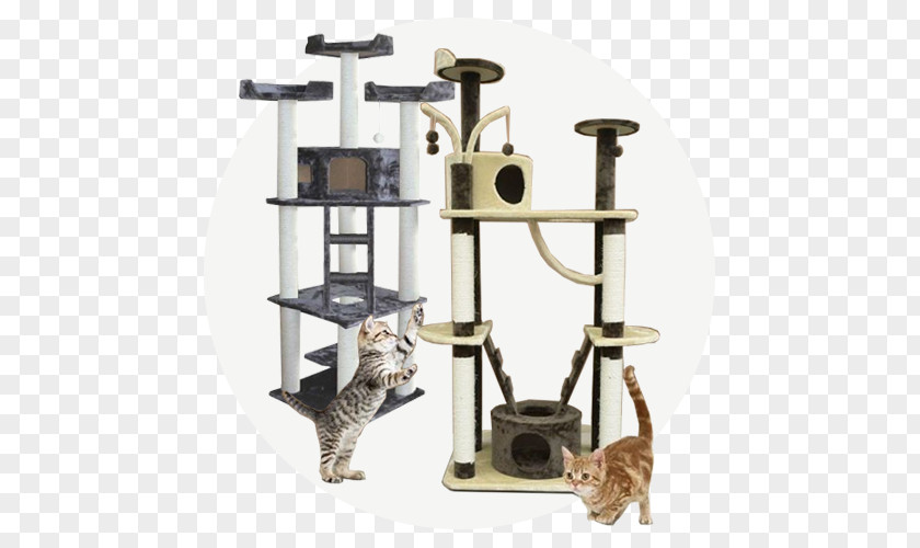 Cat Tree Scratching Post Pet Furniture PNG