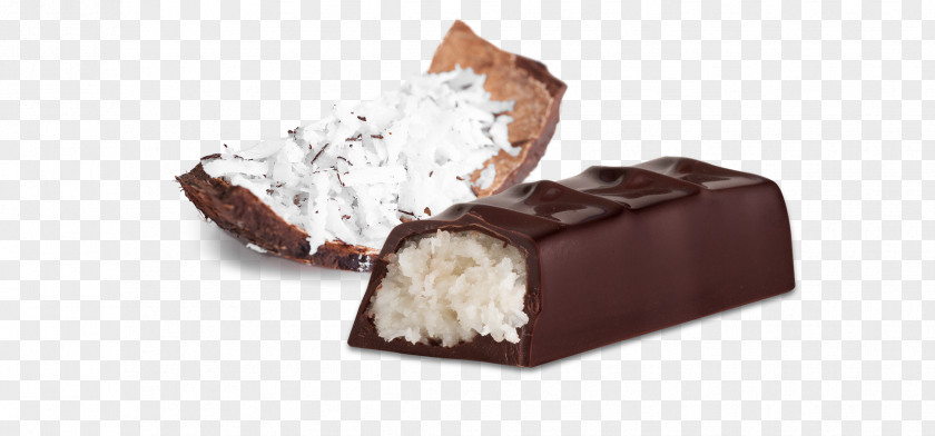 Chocolate Fudge Bar Praline Coconut PNG