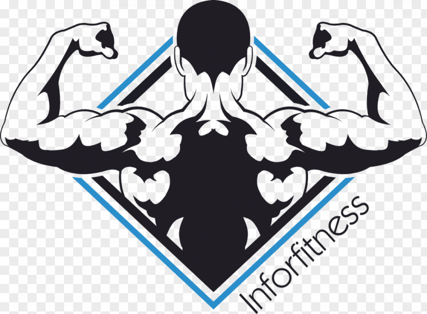 Manta Fitness Logo Bodybuilding Athlete Training Physical Health PNG