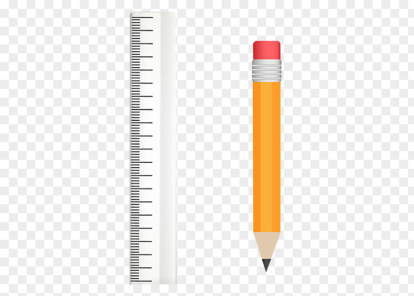 Pen And Ruler Pencil Stationery PNG