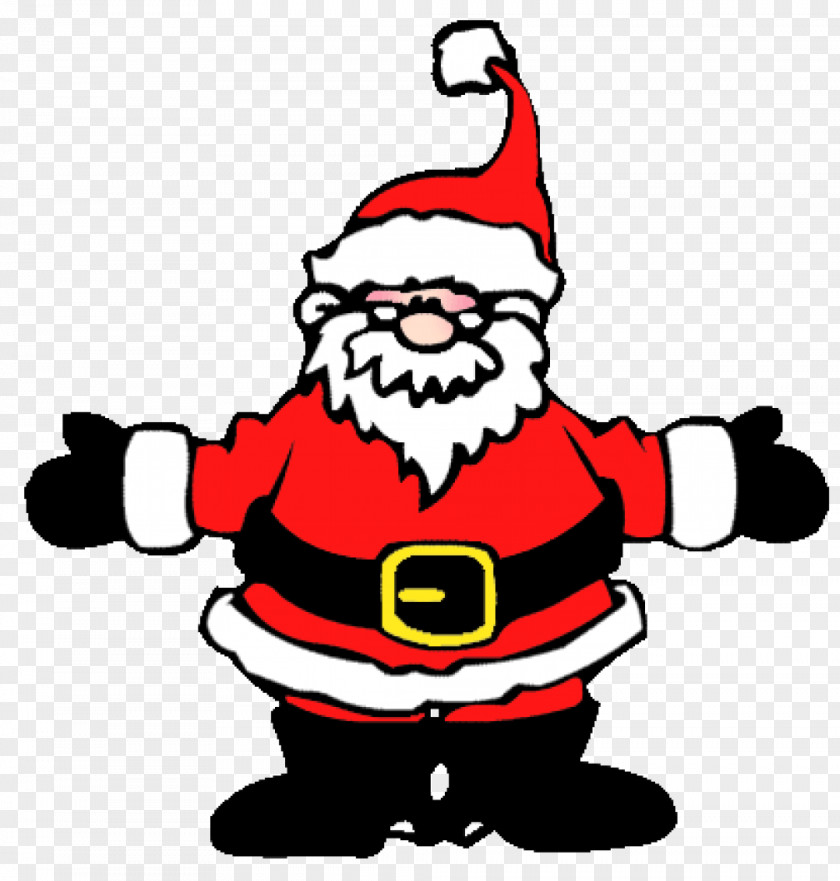 Santa Sleigh Christmas Claus Clip Art PNG