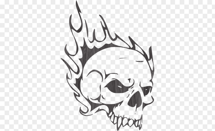 Skull Airbrush Stencil Drawing Schablone PNG