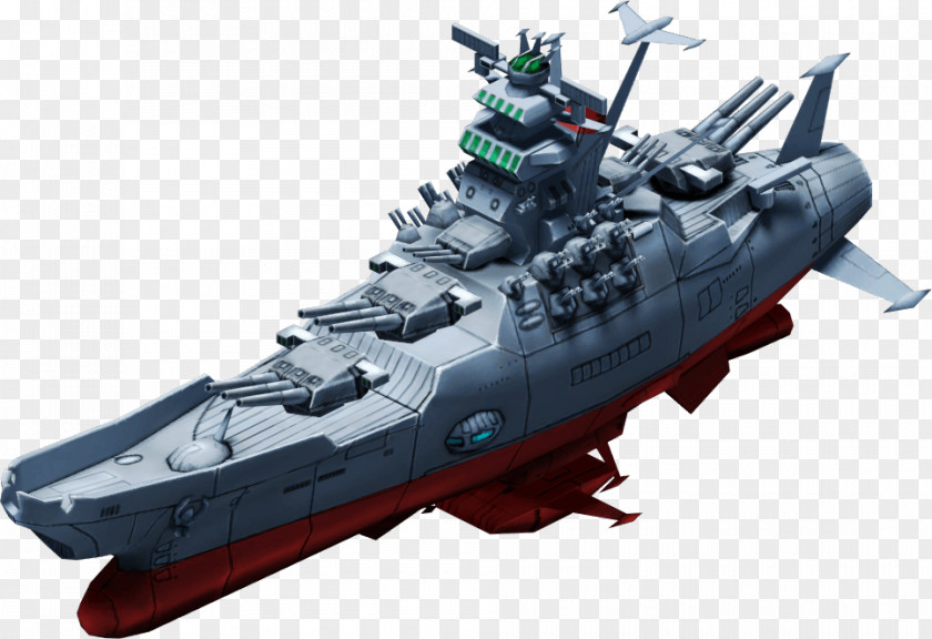 Yamato Juzo Okita Susumu Kodai Deslar Heavy Cruiser 波动炮 PNG