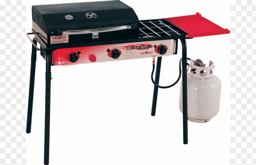 Barbecue Portable Stove Camp Chef Big Gas Grill Three-Burner Outdoor Cooking Ranges PNG