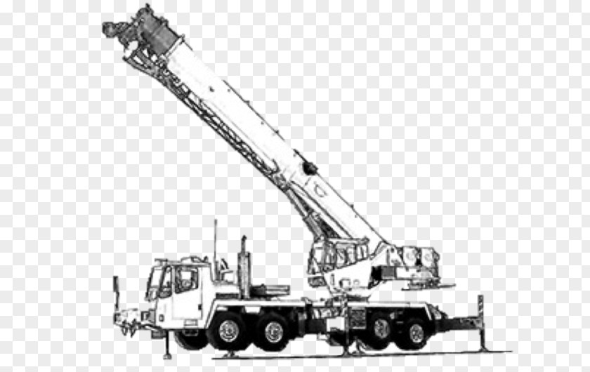 Car Drilling Rig Transport Vehicle PNG