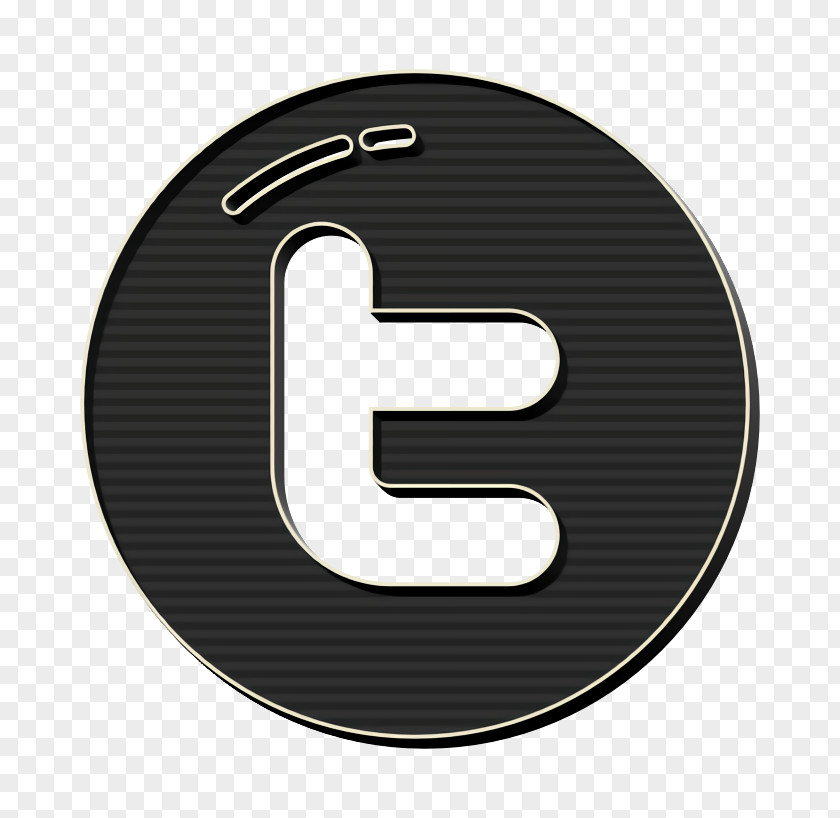 Metal Number Social Media Logo PNG