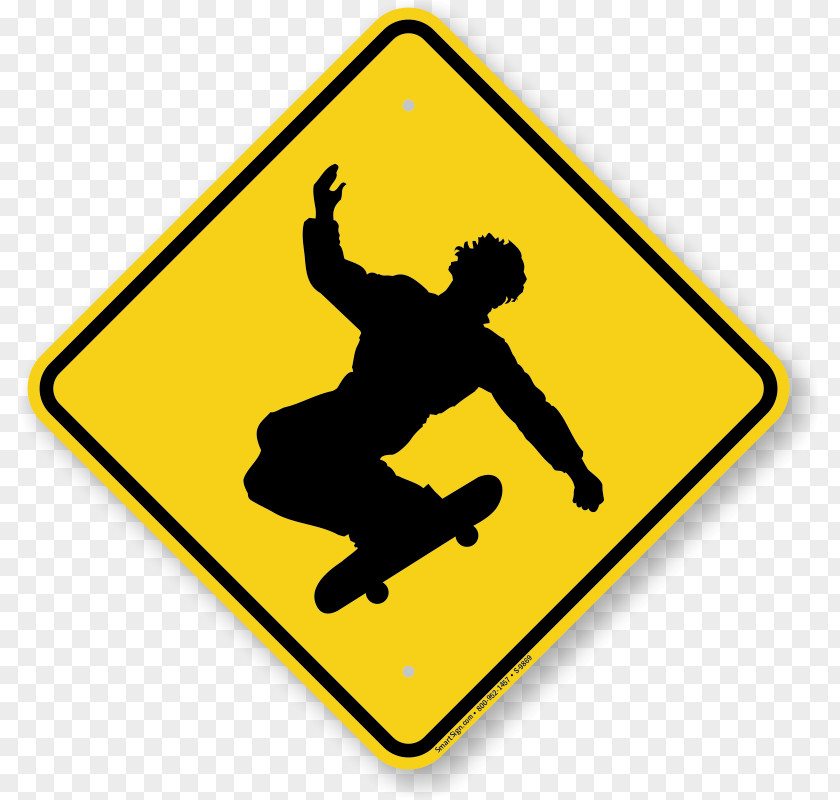 Skateboard Traffic Sign Road Pedestrian Clip Art PNG