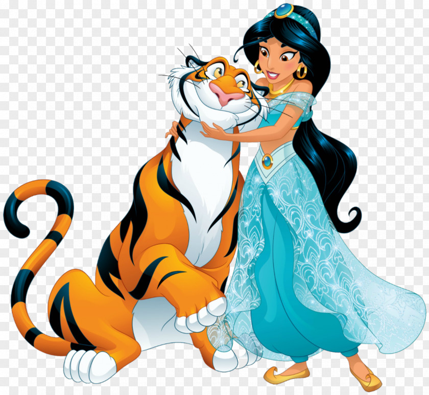 Aladdin Princess Jasmine Jafar Iago Rajah Disney PNG