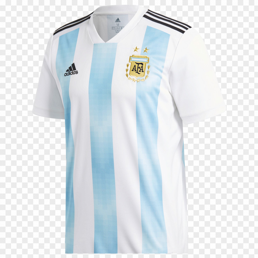 America's Cup 2018 FIFA World Argentina National Football Team T-shirt Jersey Adidas PNG
