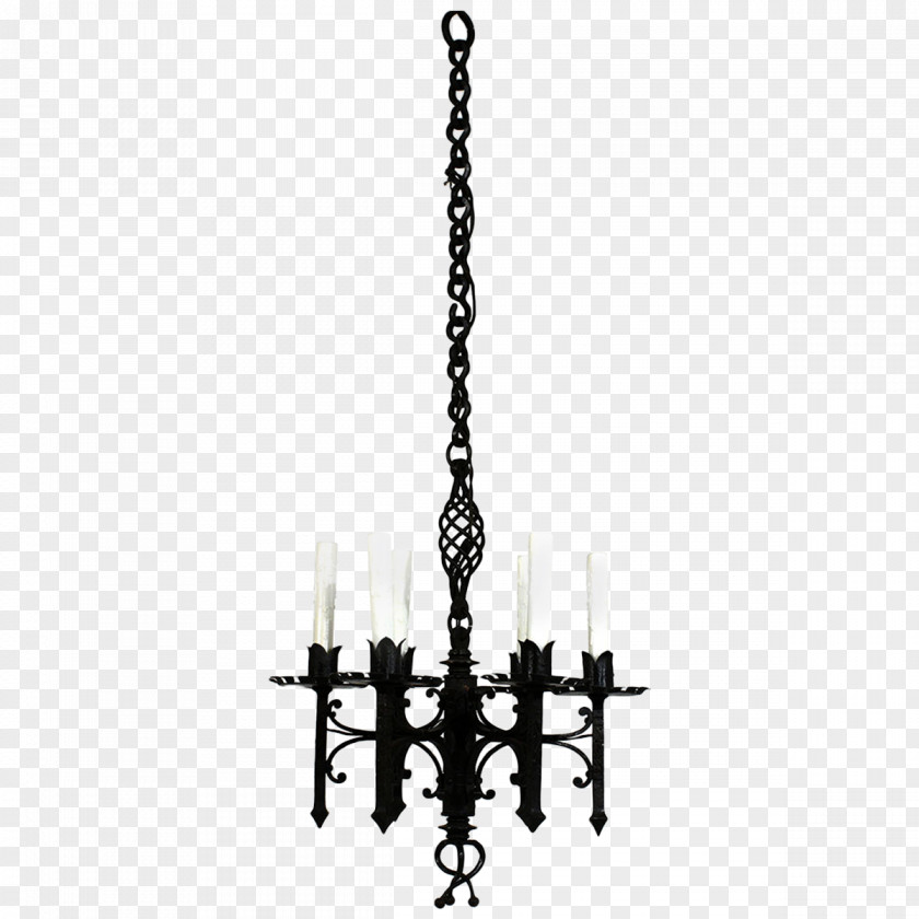 Chandelier Pattern Ceiling Light Fixture White PNG