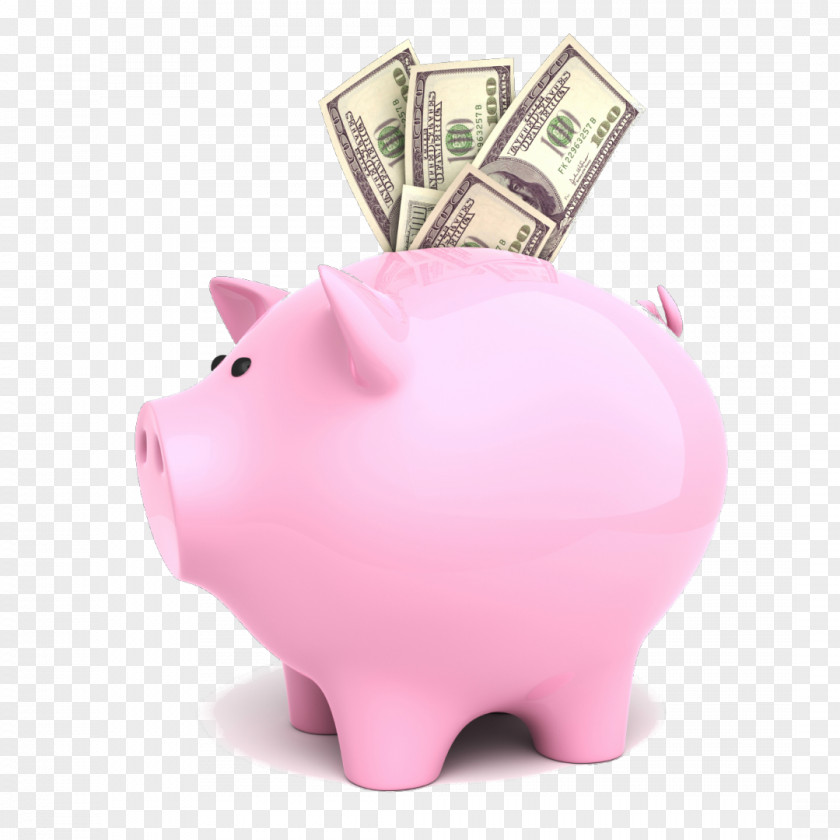 Piggy Bank Money Saving Minimum Daily Balance PNG