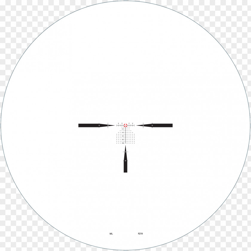 Segmented Circle Milliradian Thousandth Of An Inch Angle Sight PNG