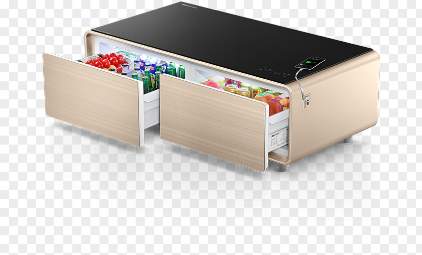 Table Coffee Tables Minibar Refrigerator Bedside PNG