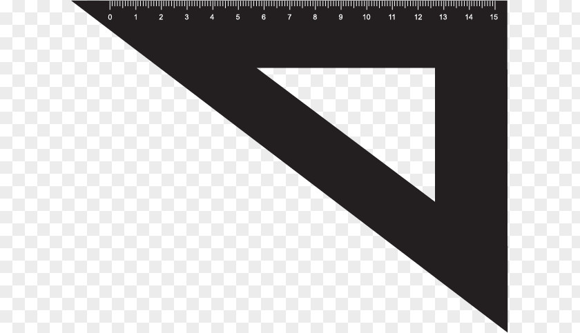 Triangle Ruler Black Brand White Pattern PNG