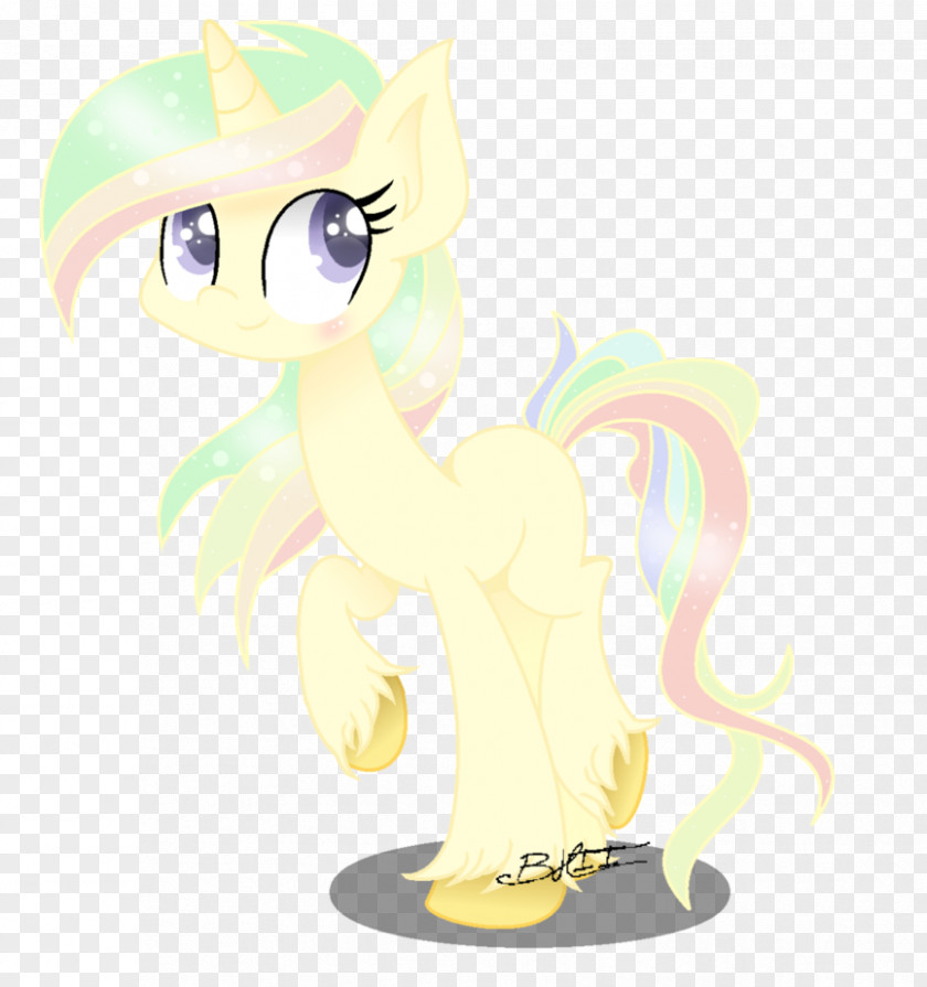 Brushwork Pastel Color Pony Cartoon Legendary Creature Tail PNG