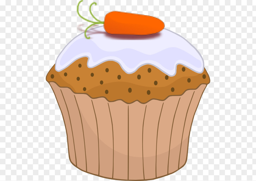 Carrot English Muffin Cupcake Frosting & Icing Clip Art PNG