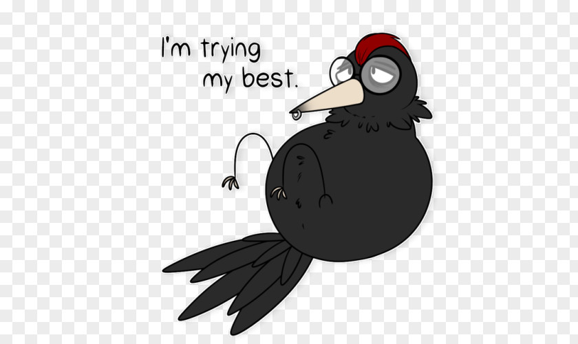 Duck Penguin Beak Cartoon Font PNG