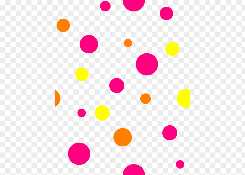 Neon Dot Cliparts Polka Circle Area Petal Font PNG